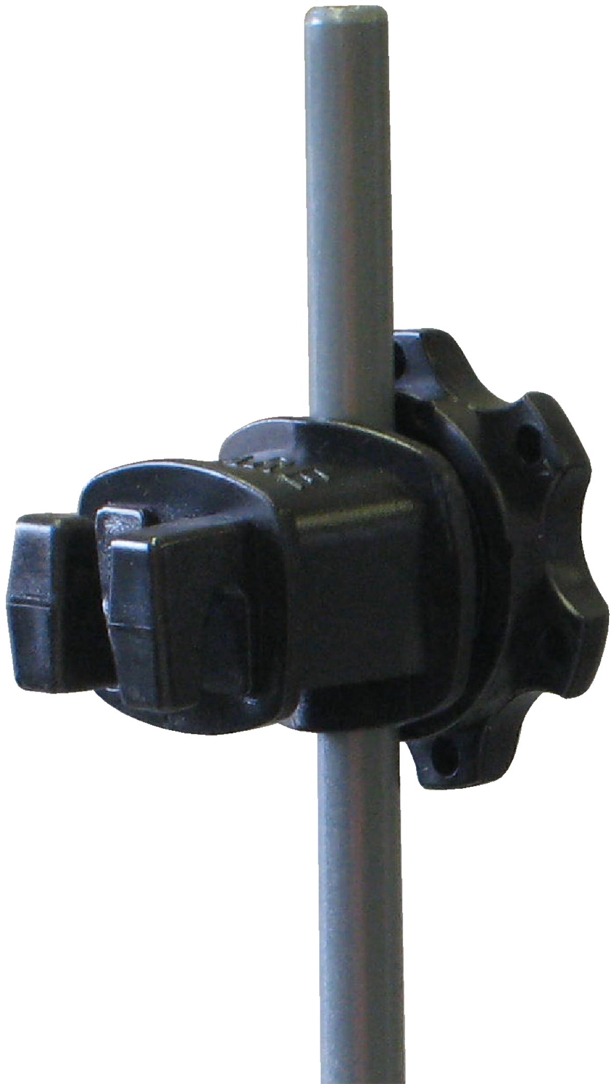 VinBee 60Pcs Black Electric Fence Insulator Screw-in Insulator Fence Ring Post 