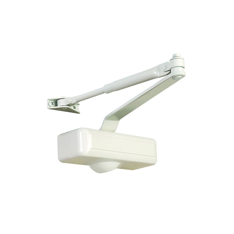 Tell Manufacturing DC100081 Door Closer, 30 to 65 lb Ivory