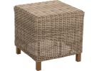Cambria Wicker End Table Brown