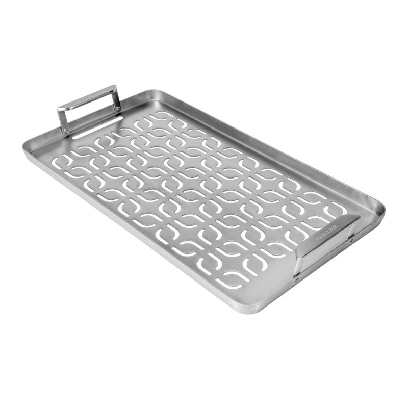 Traeger ModiFIRE BAC610 Grill Tray, Stainless Steel, For: ModiFIRE Traeger Grill Grates