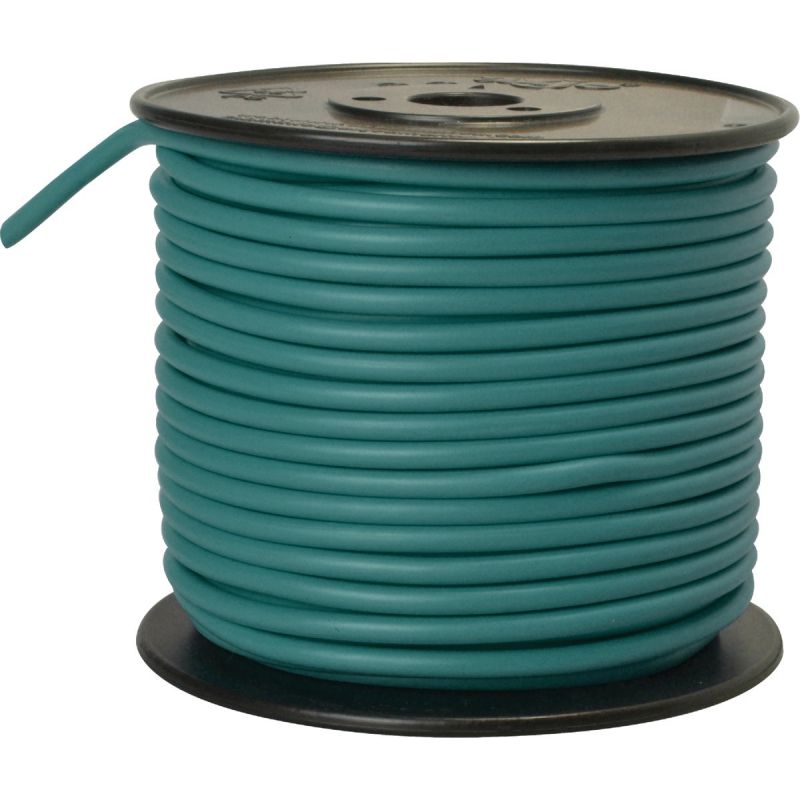 ROAD POWER 100 Ft. PVC-Coated Primary Wire Green