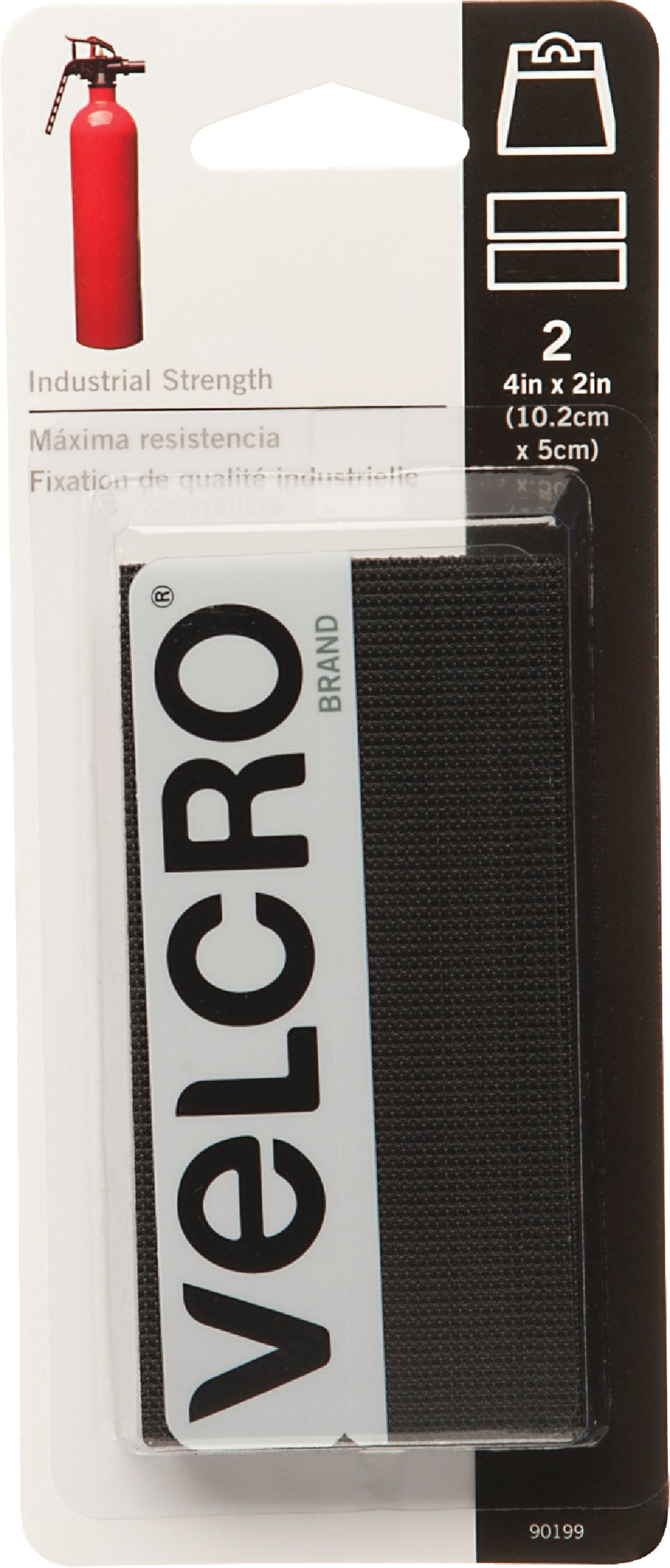 Buy VELCRO Brand Industrial Strength Hook & Loop Strip Black