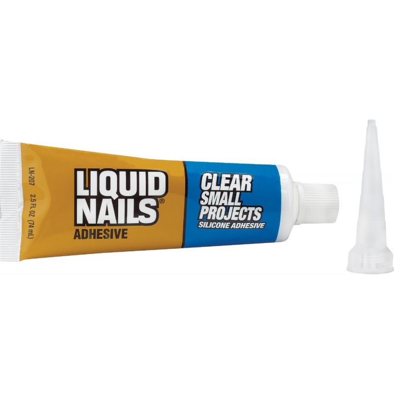 LIQUID NAILS Clear Small Projects Multi-Purpose Adhesive 2.5 Oz., Clear