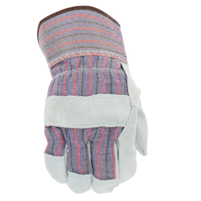 Boss Guard Series B71172-Y Gloves, Youth, Wing Thumb, Safety, Cotton, Light Gray Youth, Light Gray