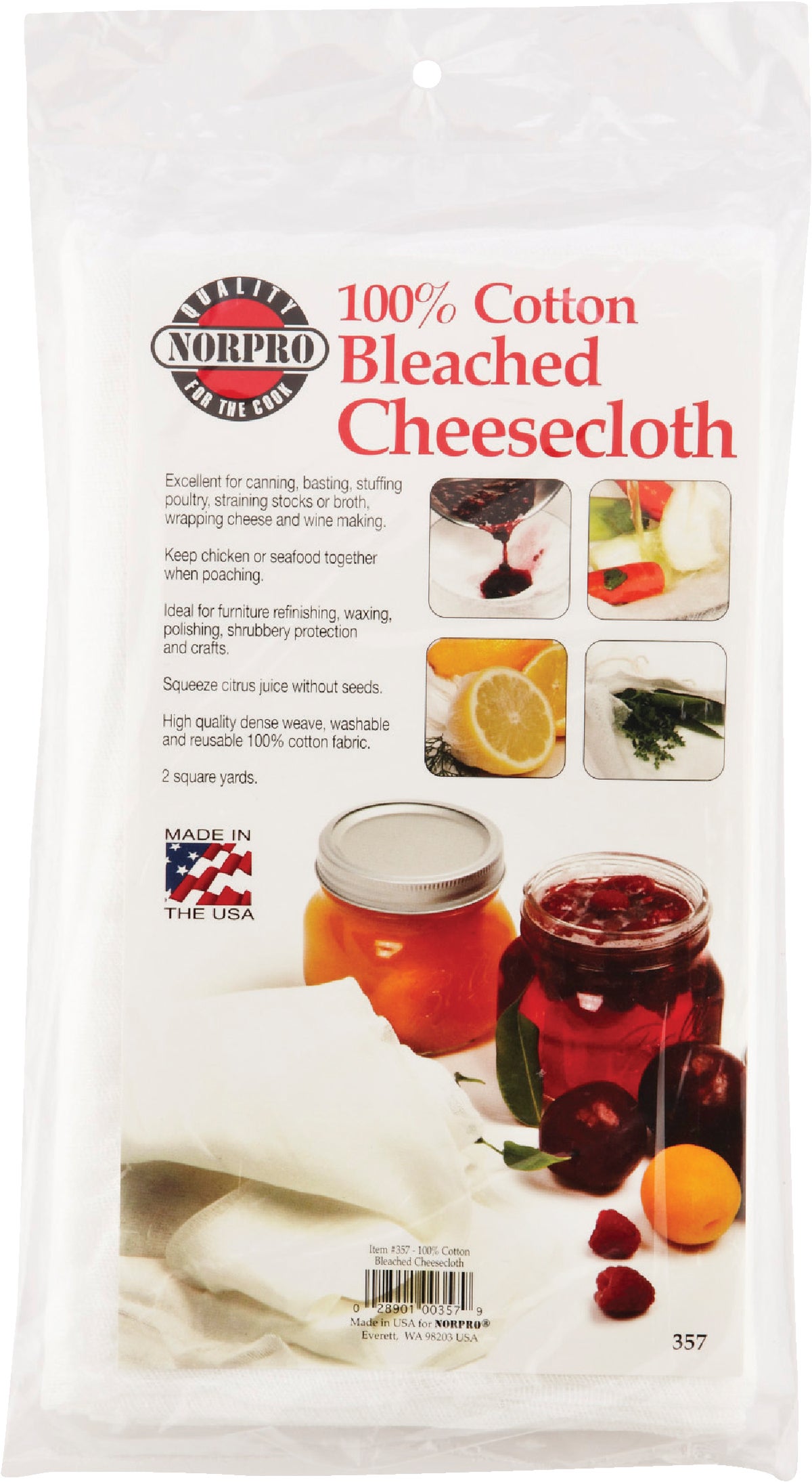 Goodcook Cheesecloth, One Pack, White