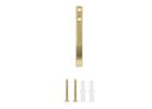 National Hardware Reed N337-917 Modern Hook, 60 lb, Steel, Brushed Gold