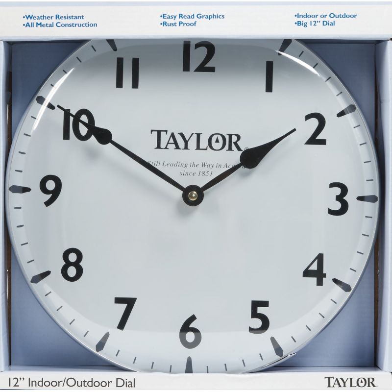 Taylor Vintage Collection Patio Wall Clock