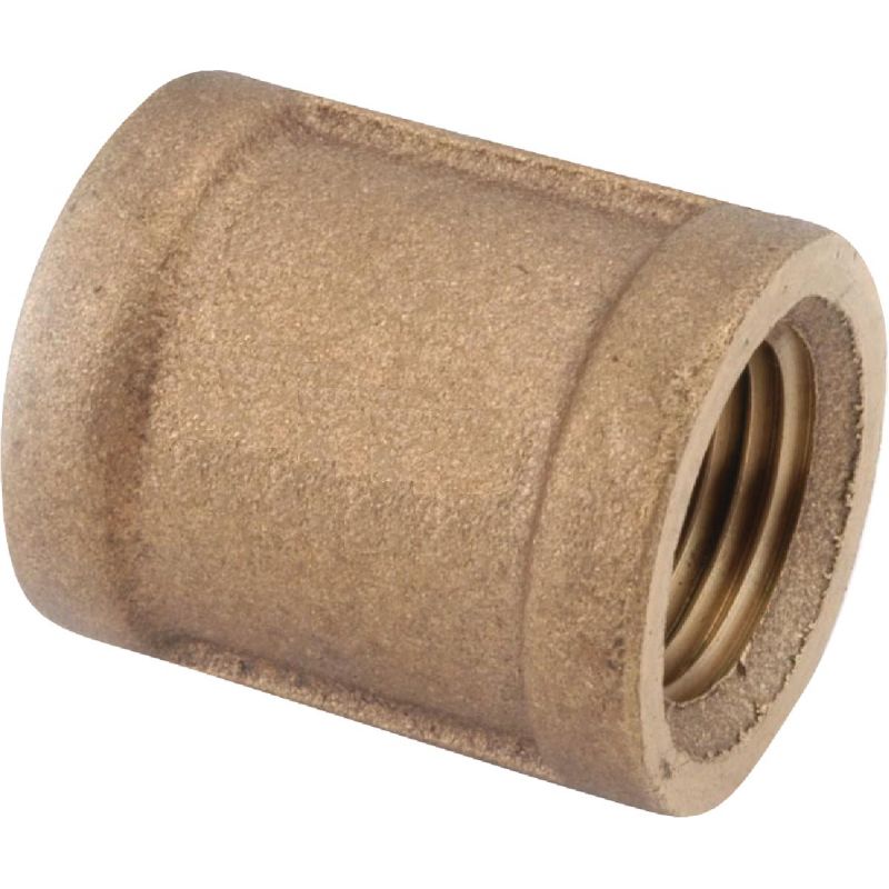 Threaded Red Brass Coupling 1/8 In.