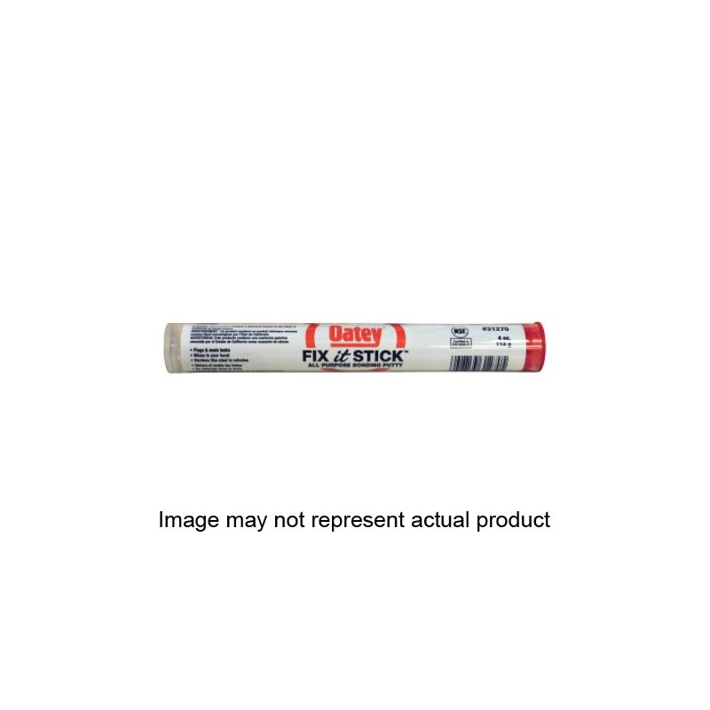 Oatey Fix-It 31274 Stick Epoxy Putty, Solid, Beige/White, 1.3 oz Beige/White (Pack of 12)