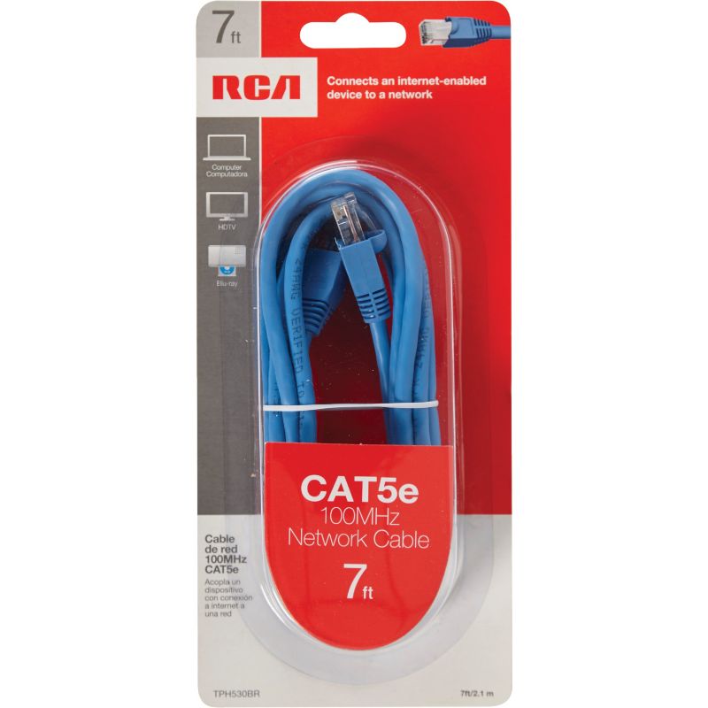 RCA CAT-5 Network Cable Blue