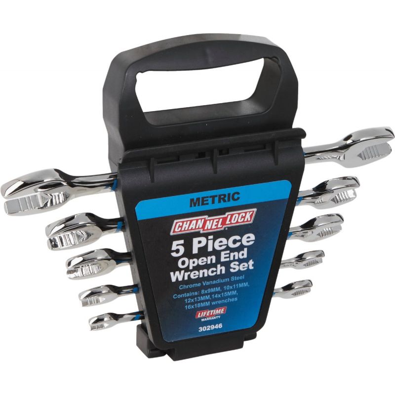 Channellock 5-Piece Metric Open End Wrench Set