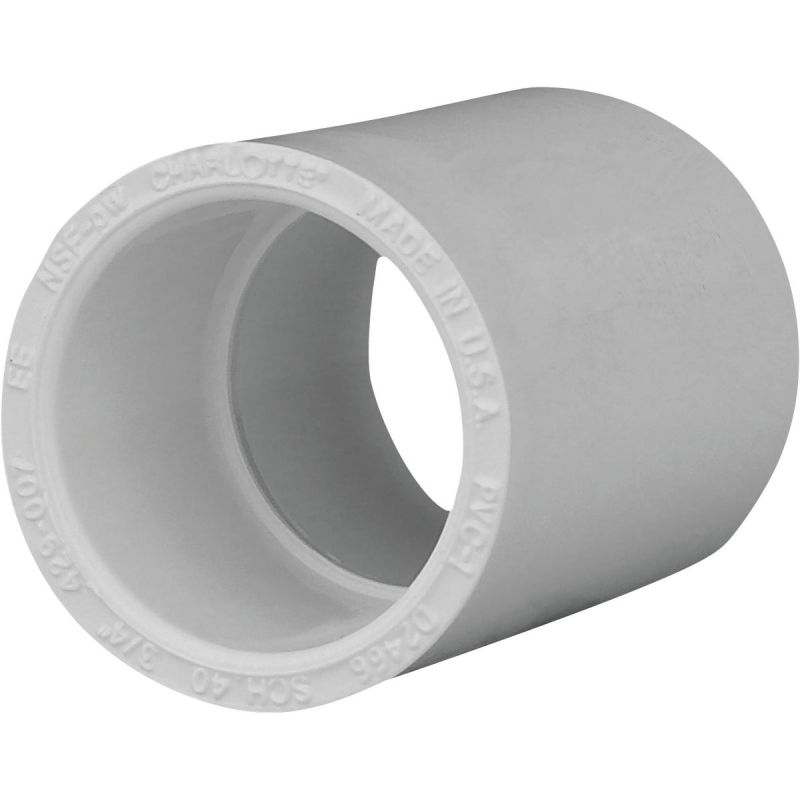 Charlotte Pipe Schedule 40 Pressure PVC Coupling (Pack of 25)