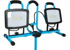 Channellock Twin Head Stand Up Work Light Blue
