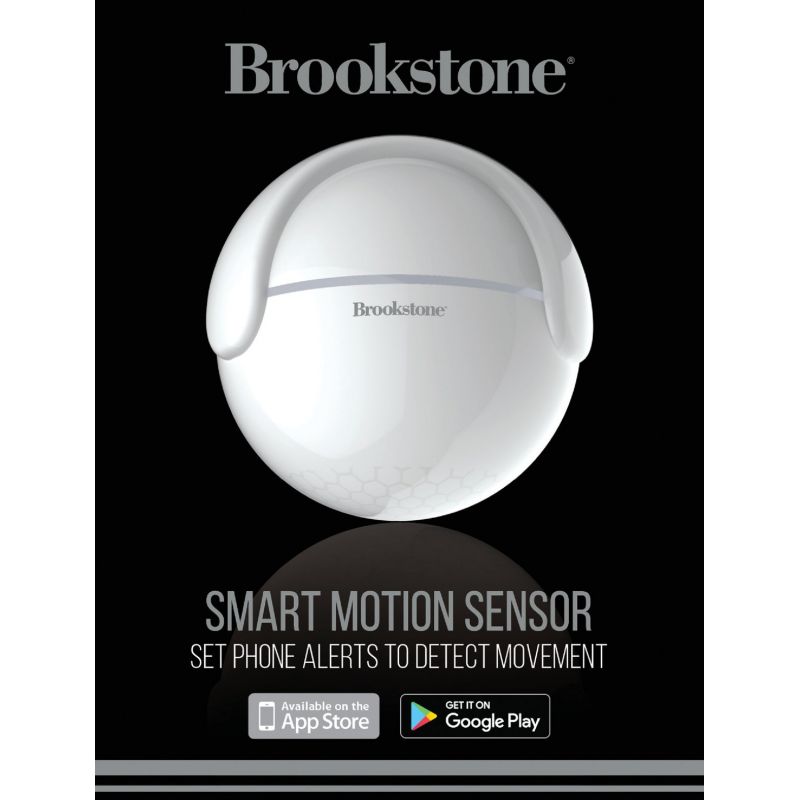 Brookstone Smart WiFi Motion Alarm Kit White