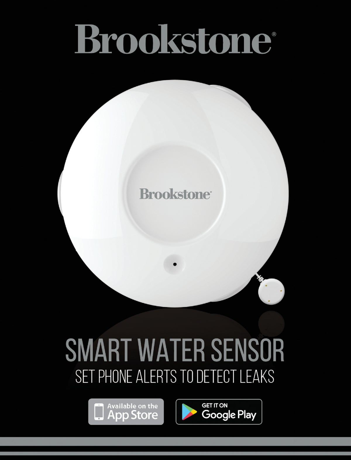 Brookstone Smart WiFi Leak Flood Phone Alert