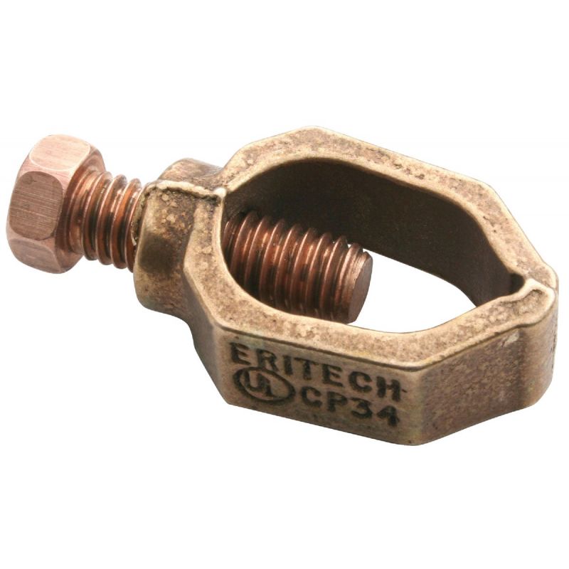 Erico Bronze Ground Clamp 1/2 In. To 3/4 In.