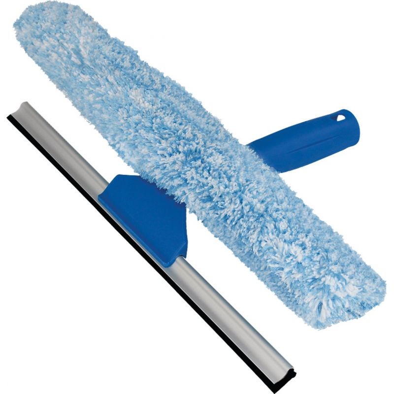 Unger Microfiber Combo Squeegee/Scrubber 14 In.