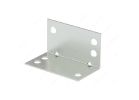 Reliable CSR1134WMR Corner Brace, 1-3/4 in L, 1 in W, 1 in H, Steel, 0.035 Thick Material White