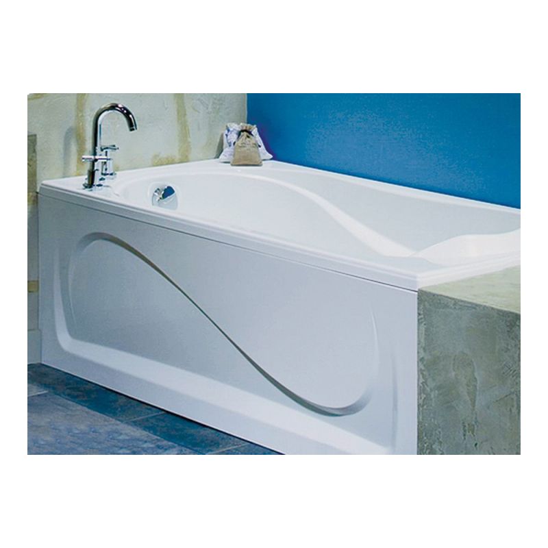 Maax Cocoon 6032 Series 102725-000-001-000 Bathtub Apron, Rectangular, Acrylic, White White