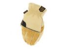 Mechanix Wear Durahide Series CWKLD-75-009 Winter Gloves, Men&#039;s, M, 12-1/8 in L, Keystone Thumb, Elastic Cuff, Brown M, Brown