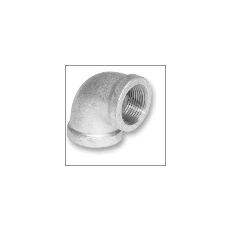 aqua-dynamic 5510-008 Pipe Elbow, 2 in, FPT, 90 deg Angle, Malleable Iron, 150 psi Pressure