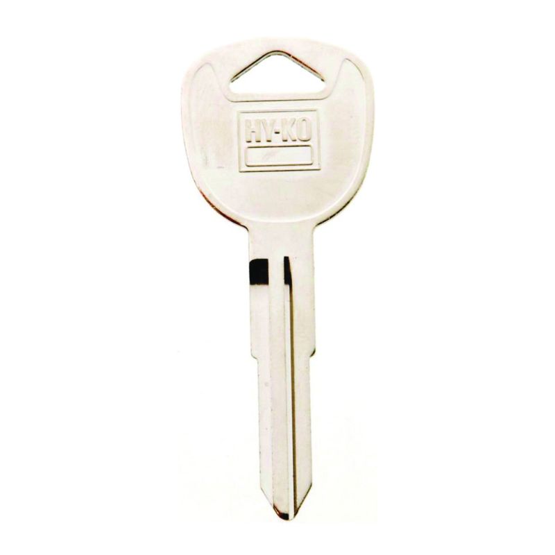Hy-Ko 11010KK1 Automotive Key Blank, Brass, Nickel, For: Kia Vehicle Locks