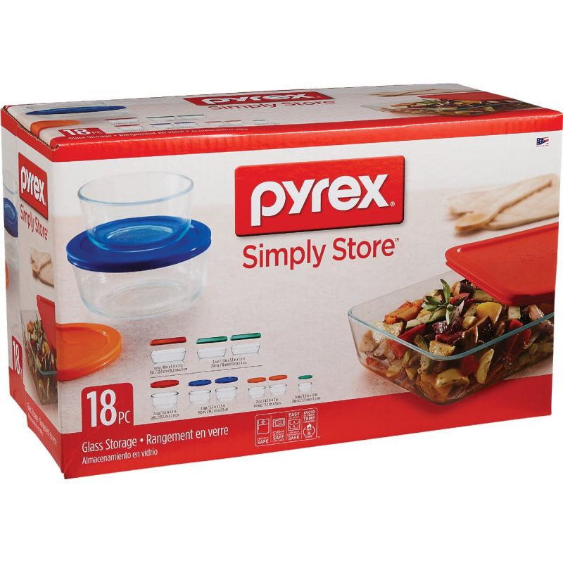 Pyrex 18pc Glass Storage Set
