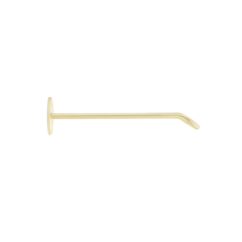 National Hardware N275-521 Plant Hanger Wall Base, 7 in L, 1-25/32 in H, Steel, Brushed Gold, Screw, Wall Mounting