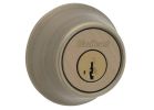 Kwikset 665 Series 665 5 SMT Deadbolt, 3 Grade, Keyed Key, Zinc, Antique Brass, 2-3/8, 2-3/4 in Backset