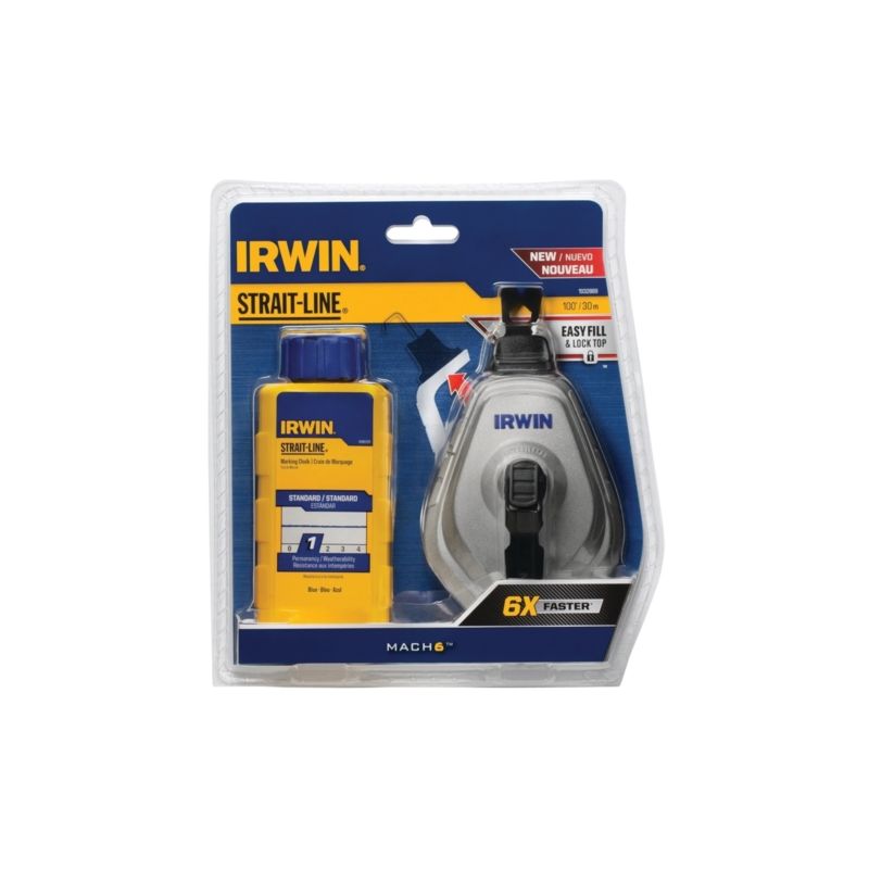 Buy Irwin 1932889 Chalk Reel, 100 ft L Line, 6:1 Gear Ratio
