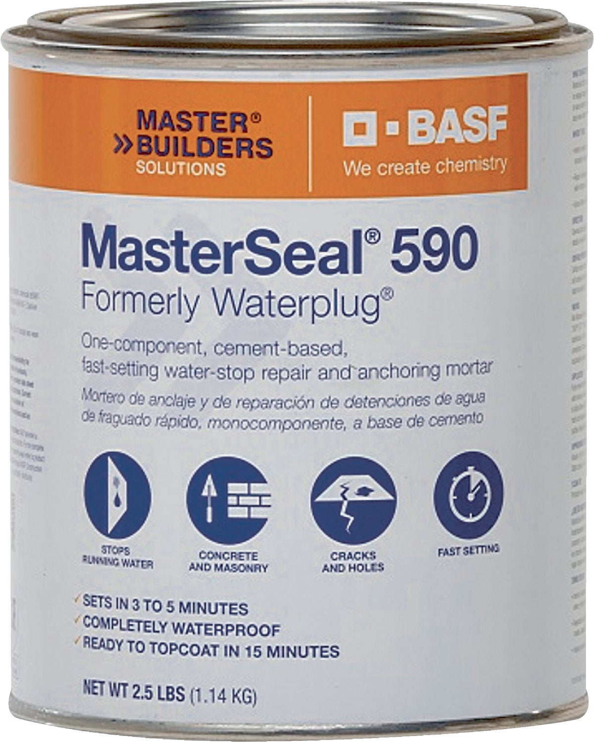 Buy MasterSeal 590 Hydraulic Cement 2-1/2 Lb