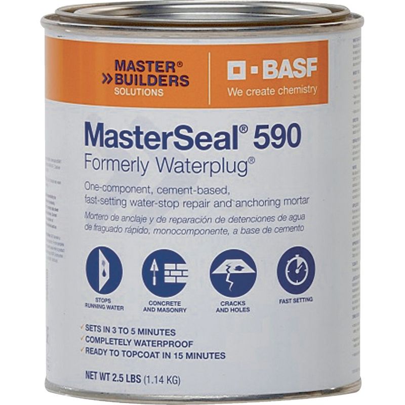 MasterSeal 590 Hydraulic Cement 2-1/2 Lb