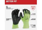 Milwaukee Cut Level 1 Coated Gloves XL, Yellow