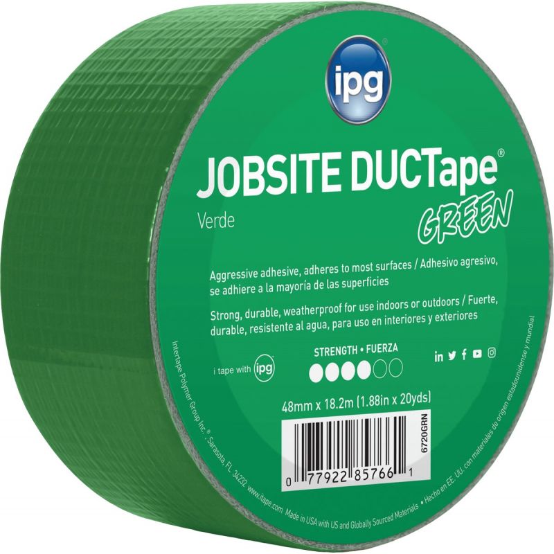 Intertape AC20 DUCTape General Purpose Duct Tape Green