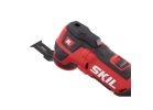 SKIL OS592702 Oscillating Multi-Tool Kit, Battery Included, 12 V, 2 Ah, 18,000 opm, 3.6 deg Oscillating