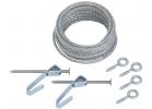 Hillman Anchor Wire Picture Mirror Cord Set 50 Lb (Pack of 10)