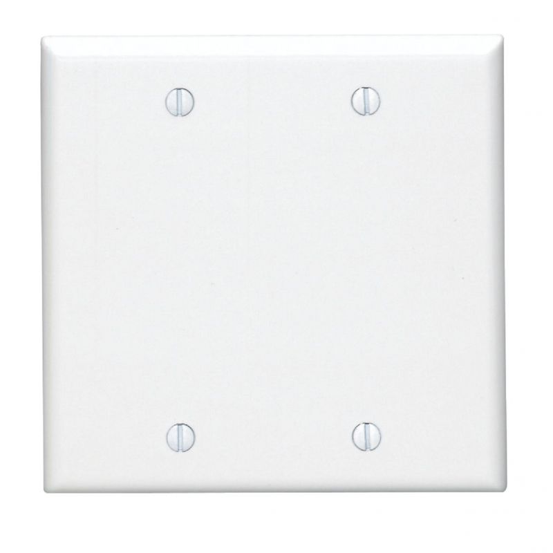 Leviton Thermoset Blank Wall Plate White