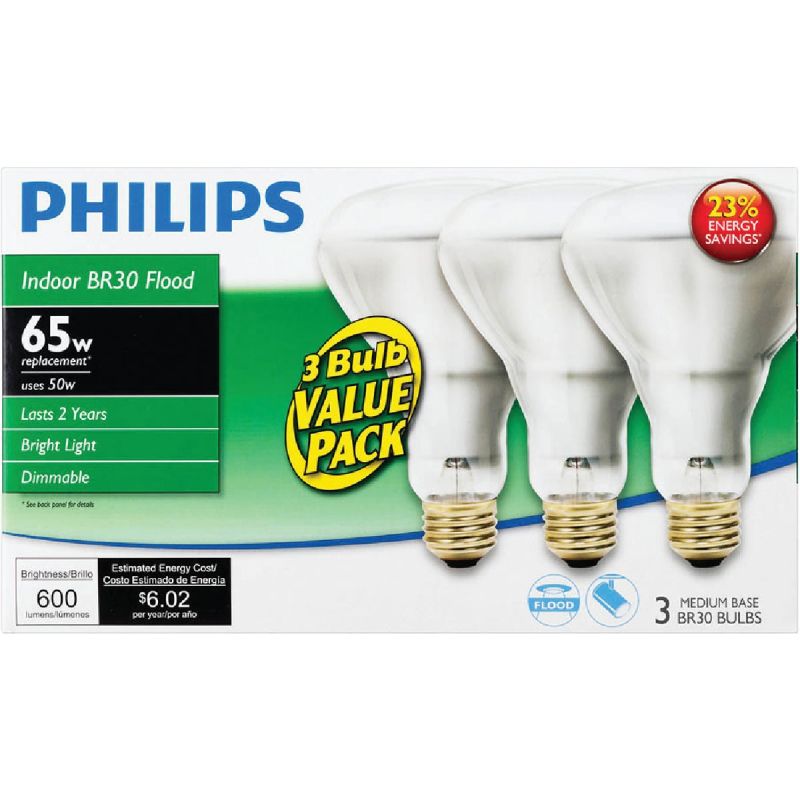 Philips EcoVantage BR30 Halogen Floodlight Light Bulb