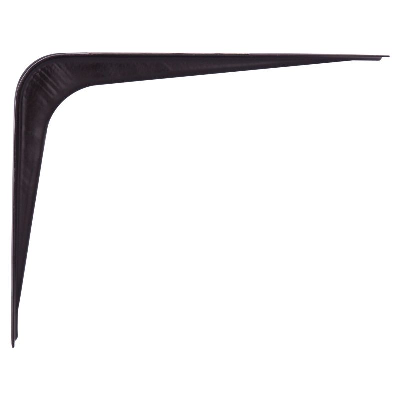 ProSource 21138BK-PS Shelf Bracket, 65 lb/Pair, 6 in L, 5 in H, Steel, Black Black