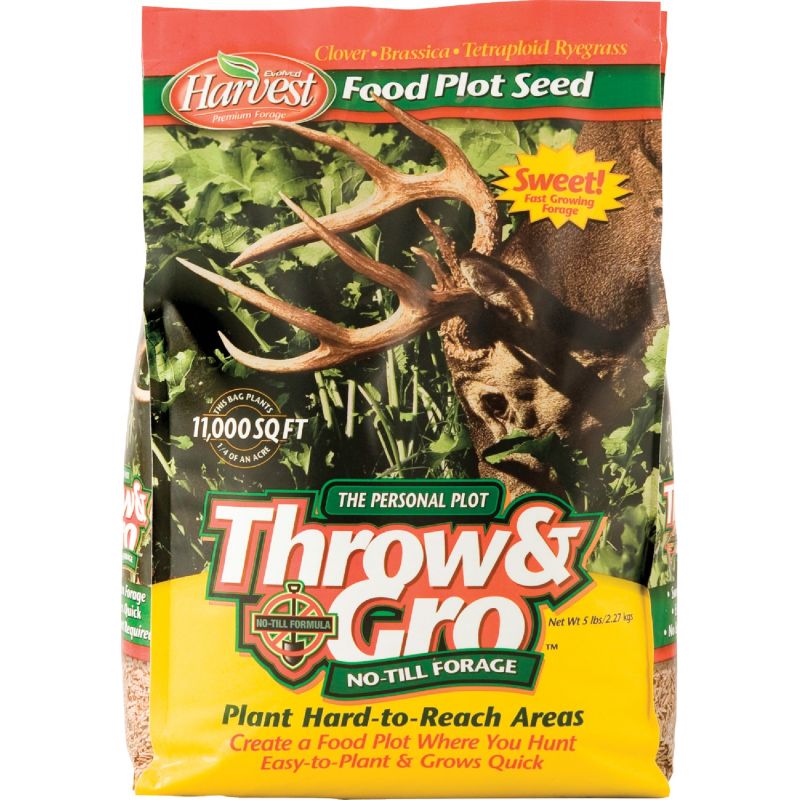 Buy Throw & Gro No-Till Forage Food Plot Seed 5 Lb.