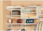 Organized Living FreedomRail Melamine Closet Shelf White