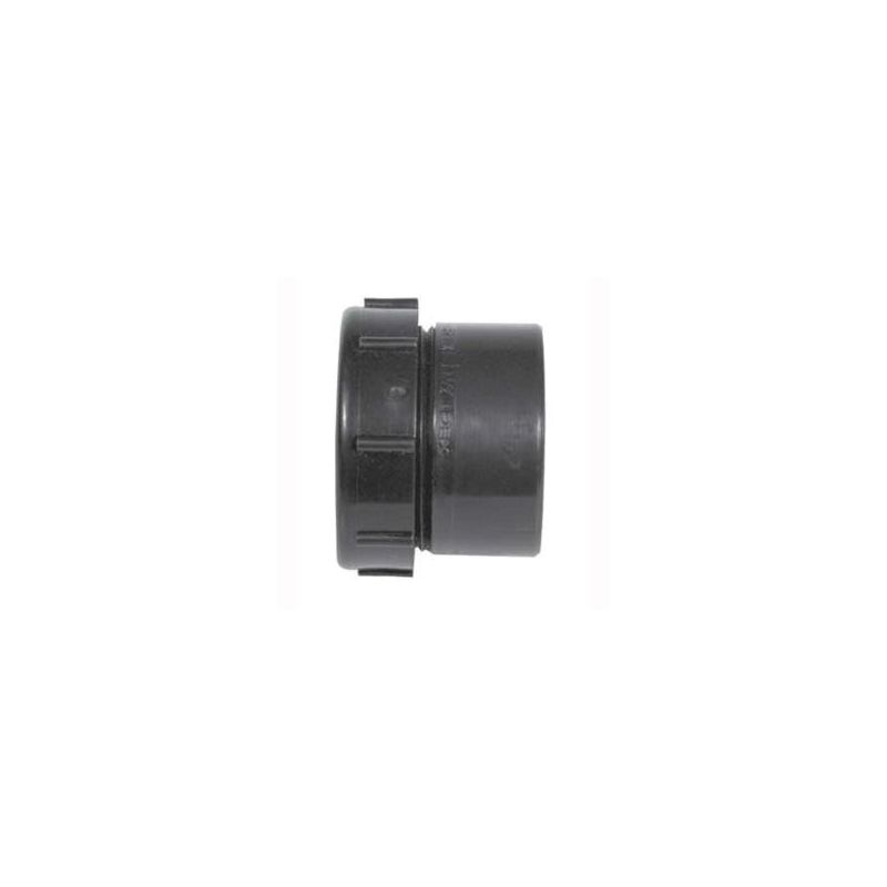 IPEX 027476 Pipe Adapter, 1-1/4 in, Spigot x Plastic Nut x Male, ABS, Black, SCH 40 Schedule Black