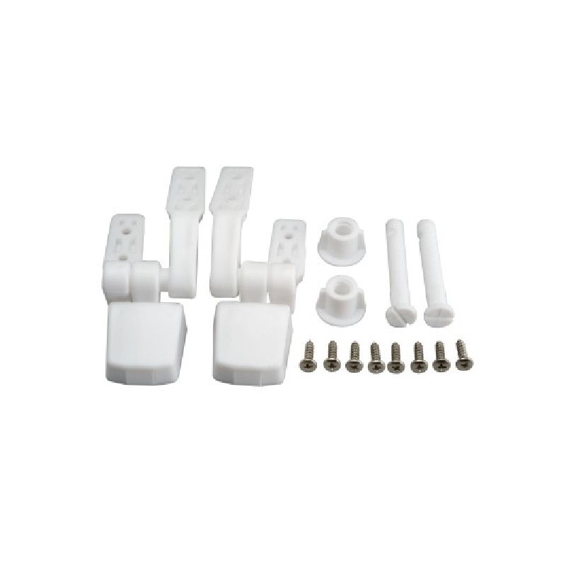 Moen M-Line Series M5671 Toilet Seat Hinge, Plastic, White White