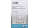 Moen Home Care Glacier Shower &amp; Tub Seat White / Chrome