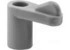 Prime-Line Swivel Plastic Screen Clips with Screws 7/16 In., Gray
