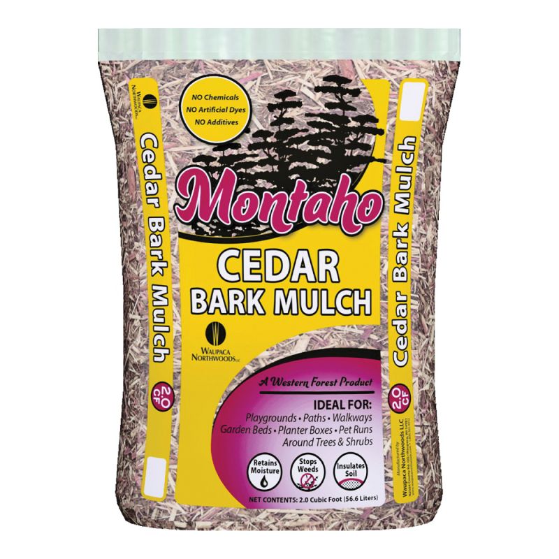 Montaho WMO13222 Bark Mulch, Cedar Bag