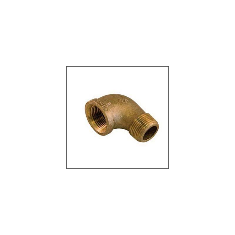aqua-dynamic 4492-004 Pipe Street Elbow, 3/4 in, FPT, 90 deg Angle, Bronze