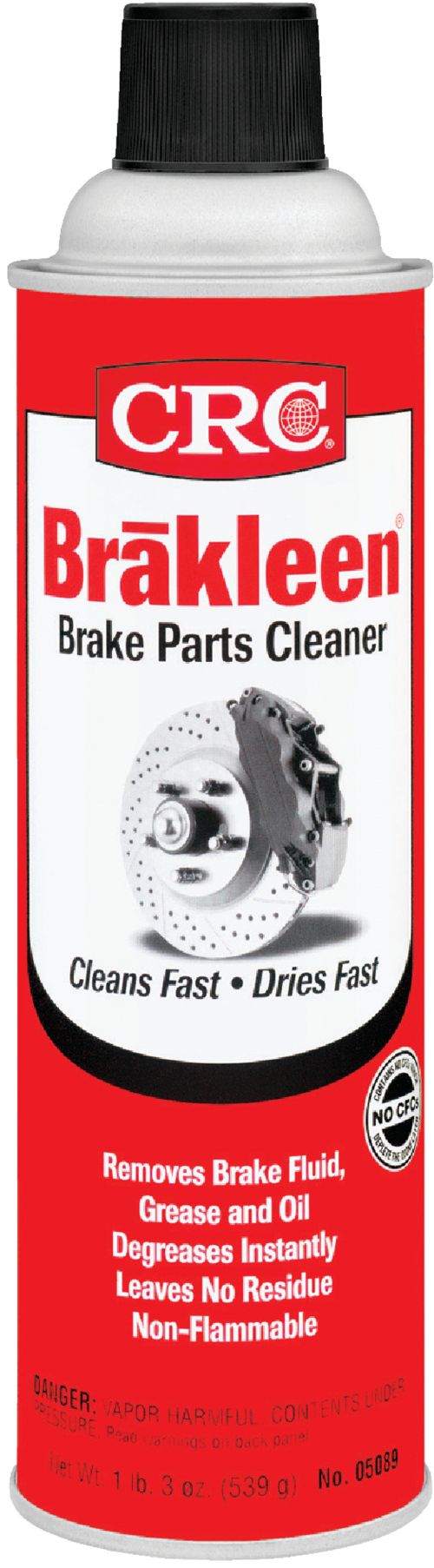 CRC Industries (CRC05089) Brakleen Brake Parts Cleaner, 19 oz Can, 12 per  Pack