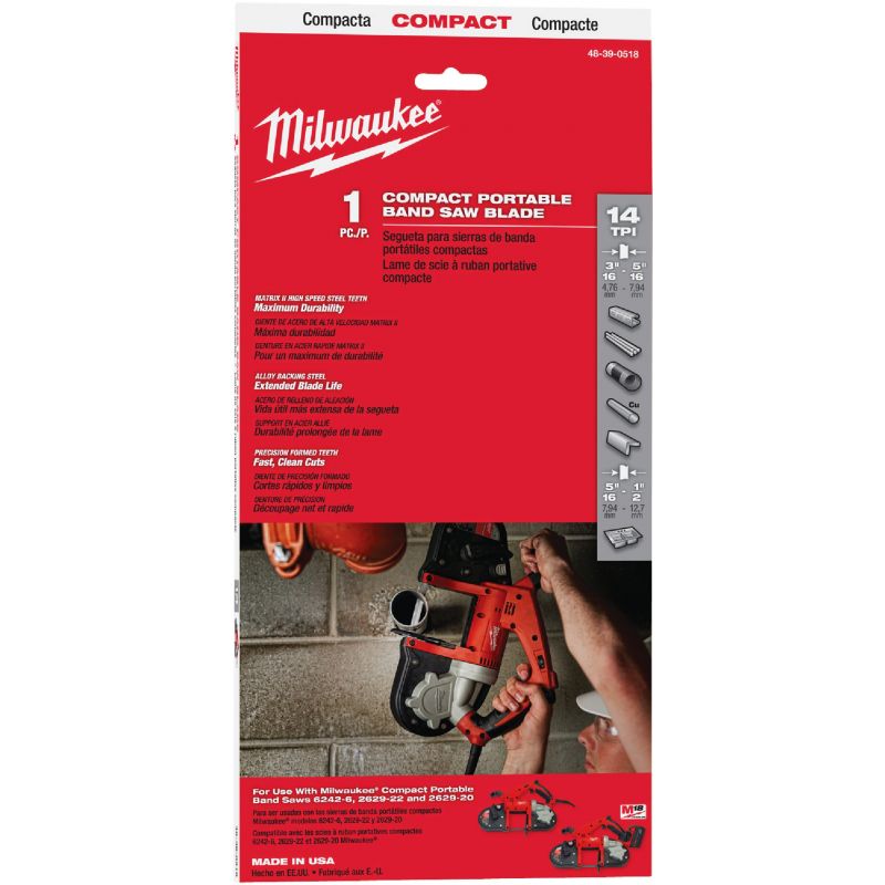 Milwaukee Compact Band Saw Blade 35-3/8 In.