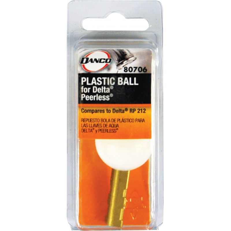 Danco No. 212 Plastic Ball Replacement for Delta/Peerless Single Handle